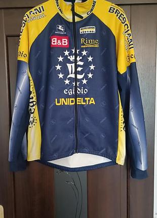 Вело термо куртка кофта на флисе giordana