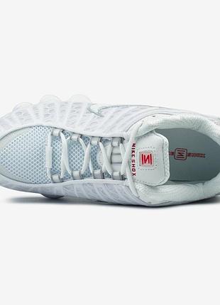 Nike shox tn white silver 4