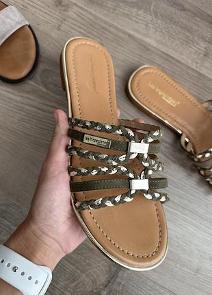 Шкіряні шльопанці 41 розмір