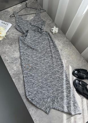 Сукня міді в рубчик top shop