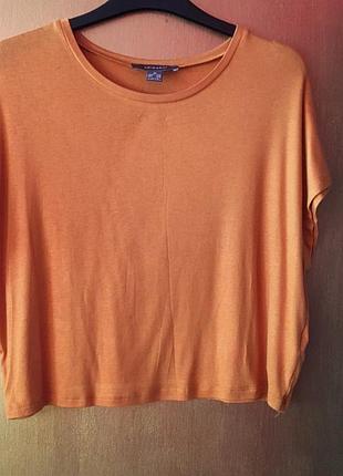 Футболка-топ помаранчева, вільний фасон
