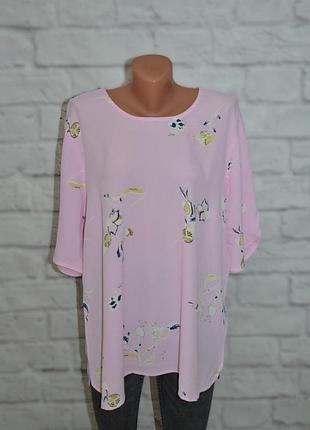 Шифонова блузка вільного крою