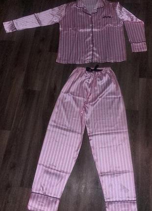 Жіноча атласна піжама