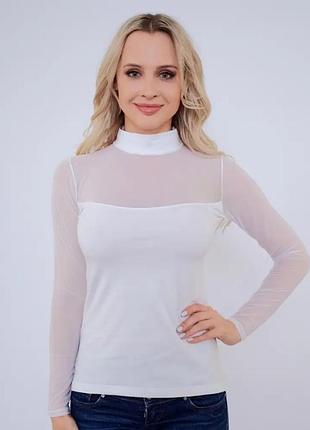 Гольф (водолазка) з сіточкою