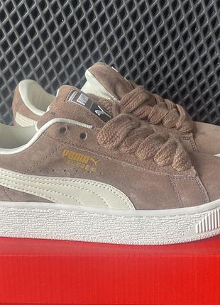 Кросівки puma suede xl brown
