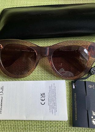 Сонцезахисні окуляри massimo dutti з шкіряним чохлом