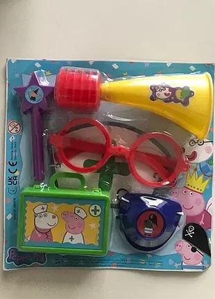 Новый набор peppa pig с клаксоном
