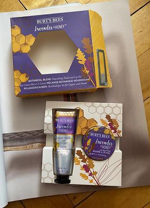 Новий набір органічної косметики burt’s bees:масло для губ і міні крем для рук