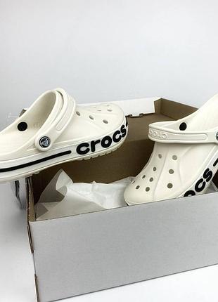 Шльопанці crocs bayaband white