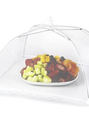 Сітка-кришка на стіл для захисту їжі від комах, мух та ос. 44*44*24