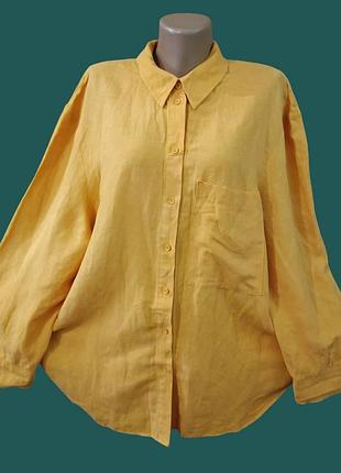 Рубашка женская лен/ хлопок