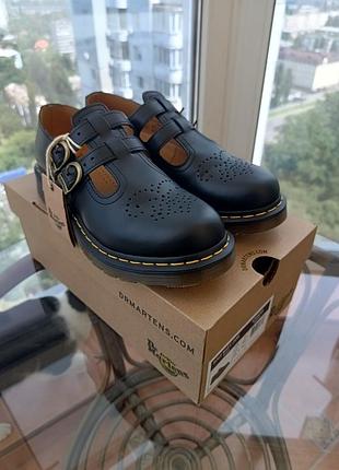 Кожаные туфли dr. martens mary jane
