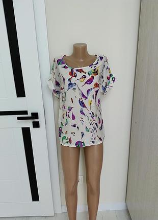 Блуза с птицами