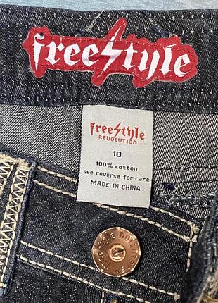 Шорти джинсові для дівчат freestyle, 10, 12 2
