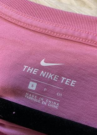 Жіноча рожева футболка nike 5