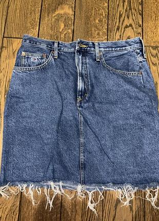 Джинсова спідниця tommy jeans m-l