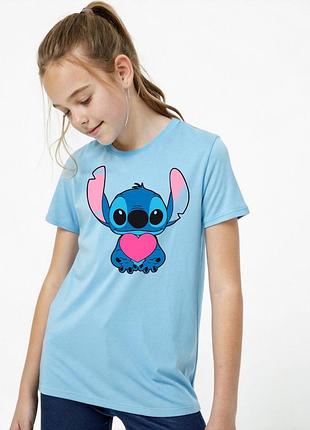 Детская футболка стич лило и стич stitch kurumi labubu одяг дитячі товари