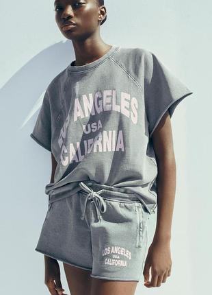 Костюм жіночий сірий варений zara new