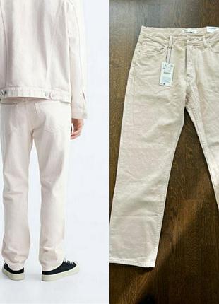 Джинсы белые штаны светлые манго s-m mango