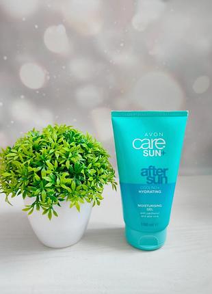 Avon care sun зволожуючий гель з пантенолом і алое після засмаги 150мл