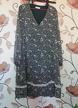 Платье шифоновое с подкладом