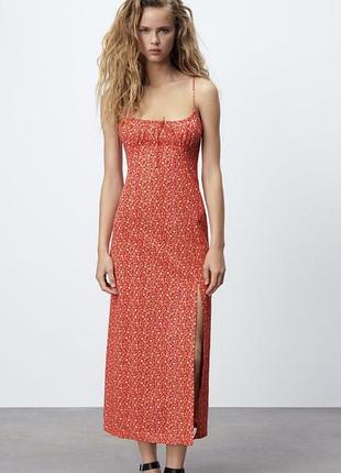 Літня сукня zara в квіточки