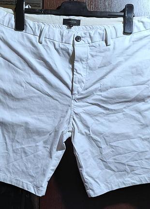 Мужское белое классическое шорты мужские белые шорты