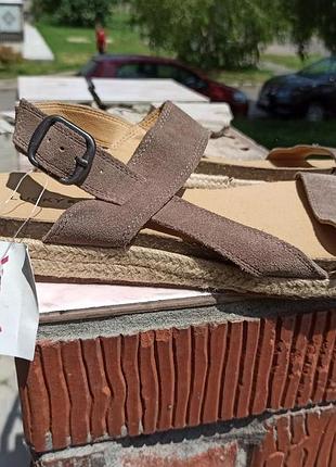 Кожаные босоножки, сандалии lucky brand