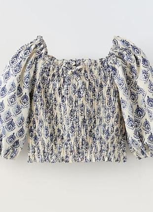 Шикарна блуза топ для дівчинки zara