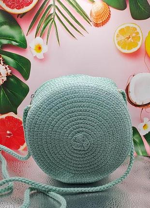 Соломʼяна сумка літня 2