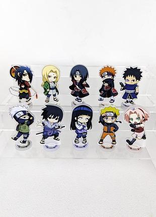Акриловые мини фигурки с персонажами аниме наруто / naruto