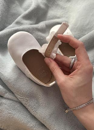 Невагомі балетки від next на дівчинку 6-12 місяців устілка 12 см