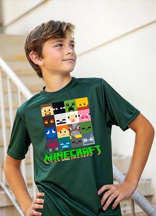 Футболка с принтом майнкрафт minecraft крипер