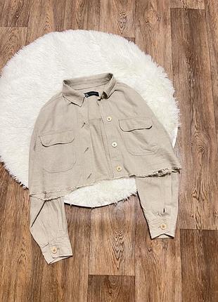 Льяний жакет від zara