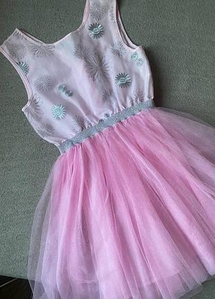 Плаття сарафан з фатиновою спідницею