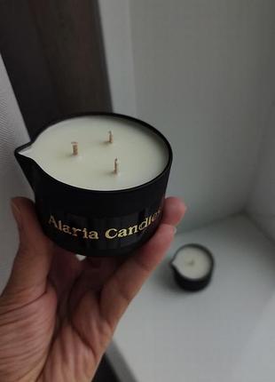 Массажные свечи ручной работы для разных типов кожи, с невероятными ароматами.