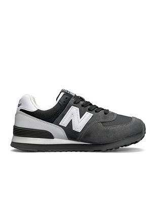 New balance  ml 574 grey white new
