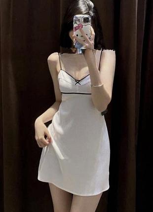 Мила біла сатинова сукня zara оригінал в білизняному стилі