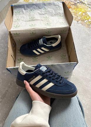 Кросівки adidas yeezy spezial night indigo blue cream