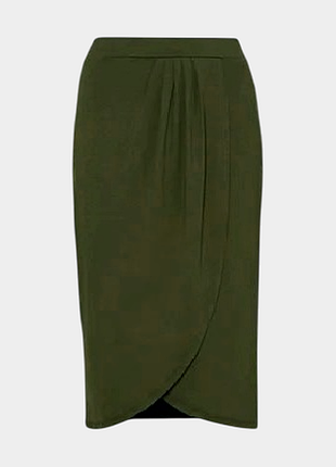 Трикотажная юбка на запах