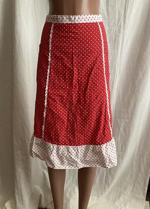 Передник красый в горошек