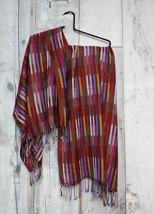 Палантін кашеміровий великий шарф у східному стилі pashmina