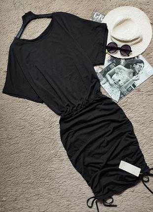 Хорошее платье миди/платье с драпировкой