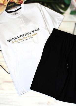 Костюм на хлопчика "літери" підліток білий