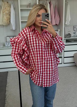 Рубашка в клетку
