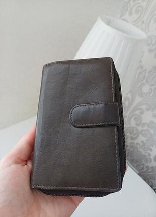 Кошелек кожа 9.5 на 14