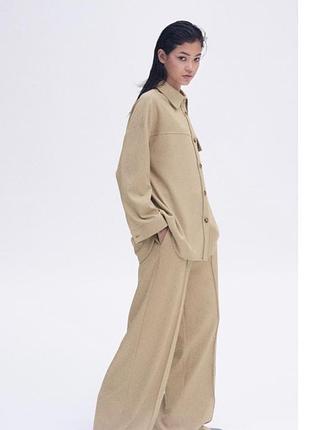Костюм від zara повсякденний бежевий