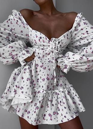 Платье из муслина 😍