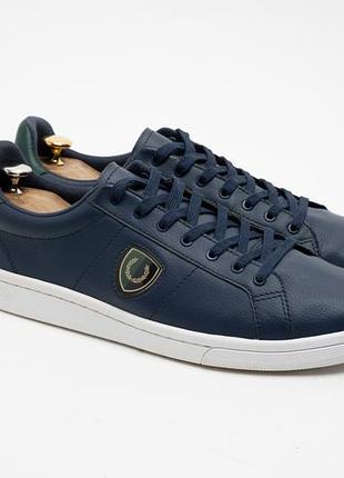 Кросівки чоловічі шкіряні темно сині fred perry розмір 43