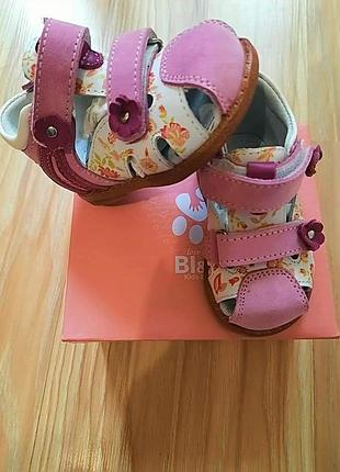 17,22р кожаные ортопедические босоножки для девочек bi&amp;ki tom.m b0306c